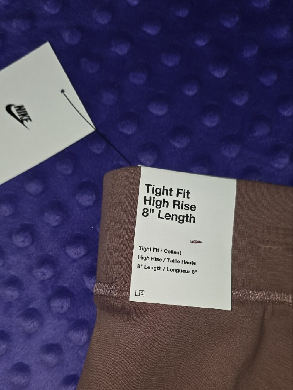 Nike Women’s Mauve-Rose Bike Shorts - Picture 4 of 5